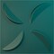 Ekena Millwork 19 5/8in. W x 19 5/8in. H Pinwheel EnduraWall Decorative 3D Wall Panel Covers 2.67 Sq. Ft. WP20X20PIGLN - alternate 1